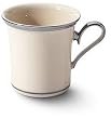 Lenox Solitaire Platinum Banded Ivory China Mug
