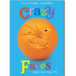eeBoo Crazy Faces Card Game