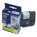 Brother TZ141 - Laminated tape - black on clear - Roll (1.8 cm x 8 m) - 1 roll(s)