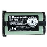 Replacement battery Panasonic 2.4 GHz Gigarange Cordless phones