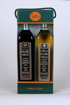 Red Balsamic Vinegar & White Balsamic Vinegar Twin Pack ( 500ml Each ) by Sarica Foods
