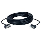 QVS High-Performance Ultra Thin VGA/QXGA HD15 Male To Female Tri-Shield Cable (CC320M1-25)