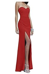 Sexy Slit Open-Back Chiffon Party Dress 