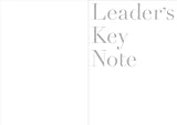 Leader's Key Note vol.1