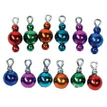 Dollhouse Miniature 12 Jewel Tone Balls and Baubles