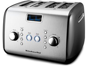 KitchenAid KMT423OB 4-Slice Toaster, Onyx Black