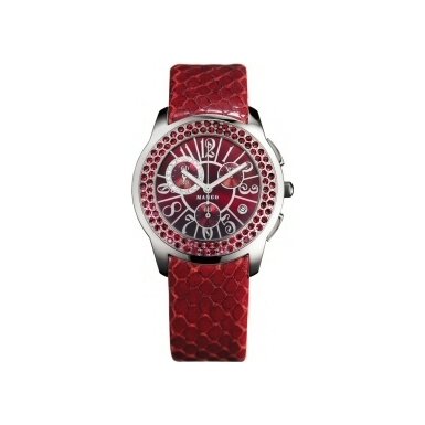 Mango Red Swarovski Crystal Ladies Watch - QM782.36.01