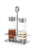 Zack 23110 GEMINI oil & vinegar disp. incl. holder h. 8.87 inch Stainless Steel