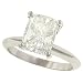 3.03cttw Cushion Cut Diamond Solitaire Ring Egl GH/si1