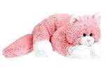 Plush Pink and White Cat 14