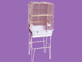 Hagen Exotic Cockatiel Cage White Epoxy Painted – Hagen B3730