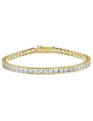 Diamond Tennis Bracelet 14K Yellow Gold - 3.50 CT Diamonds