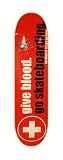 ATM Give Blood Red Logo Skateboard Deck (7.5)