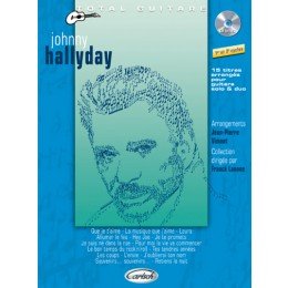 Total Guitare Johnny Hallyday Solfège, Tablatures + CD