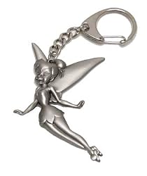 Tinker Bell Flying Pewter Key Chain