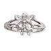 The Perfect 14K White Gold Angel Chastity Ring for Women