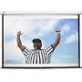 Manual Pull Down Screen 76 In Diag White 16X9 HDtv format