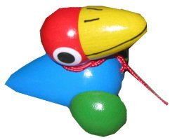 Childrens Toyshop  Toys : Detoa Bird (Toucan) Pull Along Wooden Toy