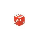 16mm D6 Red Die