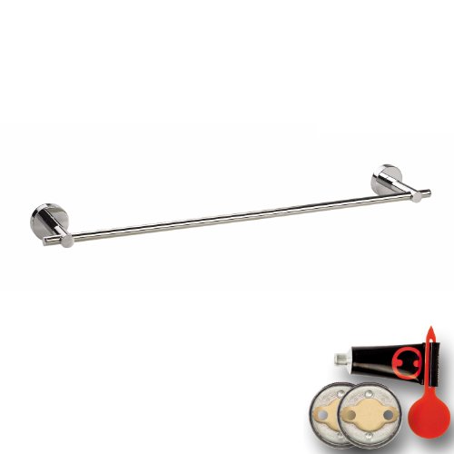 nie wieder bohren SO206 Smooz Badetuchstange 65 cm, verchromt inklusive nie wieder bohren  Preisvergleich