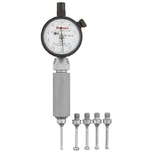 Starrett 82AZ Dial Bore Gauge Complete Set, 0.107-0.266" Range, 0.0001" Graduation