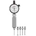 Starrett 82AZ Dial Bore Gauge Complete Set, 0.107-0.266" Range, 0.0001" Graduation