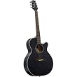 Takamine EG440C NEX Cutaway Quilt Top Acoustic-Electric - Transparent Black