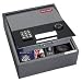 AntiTheft Top Opening Safe - keep your items secure (Grey) (5.06"H x 11.87"W x 14"D)