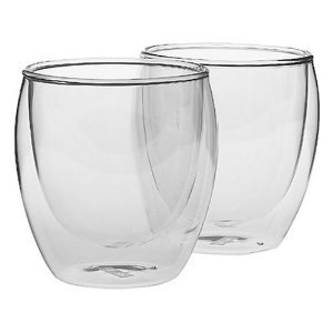 【オシャレ＆激安】 ダブルウォール保温グラス0.25L 2個セット