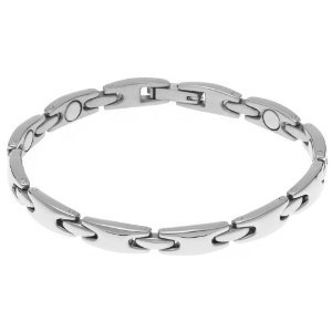 Magnetic Therapy Bracelet Silver Color
