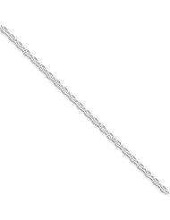 Sterling Silver 1.8MM Fine Cable Nickel Free Chain Necklace Italy 18 Inch