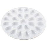 HIC Deviled Egg Dish, Porcelain, 13 Diameter