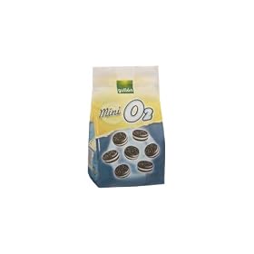 Gullon Mini O2 Creme Sandwich Cookie (Economy Case Pack) 3.5 Oz (Pack of 12)