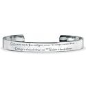 "Serenity Prayer" Cuff Bracelet