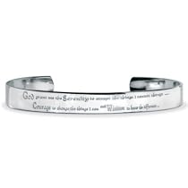 "Serenity Prayer" Cuff Bracelet