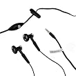 New Stereo Headset Hands-free Earphone with build-in Microphone for Apple iPhone - Compatible with Blackberry 8120/ 8130/ 8300/ 8320 , iPod Touch, iPod Classic, iPod Nano 3G 2G 1G, iPod Shuffle and MP3 MP4 - Black