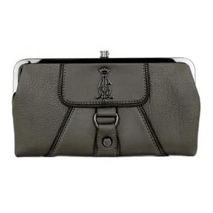 Buy Ladies Zahara Gunmetal PVC Opera Clutch: Gunmetal Clutch by Christian Audigier