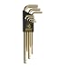 Bondhus 38099 GoldGuard Ballpoint L-Wrench Set - 9 Pc. Metric