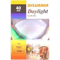 Sylvania 13966 - 40G25/DAY DAYLIGHT Globe Daylight Full Spectrum Light Bulb