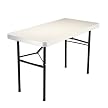 LIFETIME 4' Folding Table - Almond