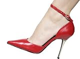 All Sexy Shoes - Jenn A Pointed-Toe Pump with Chrome Heel