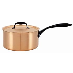 Marco Pierre White Copper 18 cm Vegetable Pan + Lid