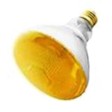 Havells-SLI 03040 - 100BR38/BUG/YELLOW - 100 Watt BR38 Yellow Incandescent Flood Light Bulb