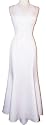 Bridal Satin Beaded Halter Gown Holiday Wedding Dress