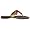 Beverly Feldman Women's Silvanna Flat Thong Sandal,Gold Crackle,9 M