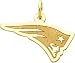 14K Gold NFL New England Patriots Logo Charm