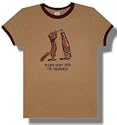 YOO-HOO - Squirrel - Brown Women's / Girls Ringer T-shirt (Babydoll / Girlie)