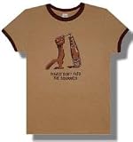 YOO-HOO - Squirrel - Brown Women's / Girls Ringer T-shirt (Babydoll / Girlie)
