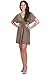Caftan V-Neck Beach Summer Kimono Sleeve Sexy Mini Dress
