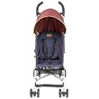 2005 Maclaren Triumph Stroller Pattern: Cobalt/Burgundy
